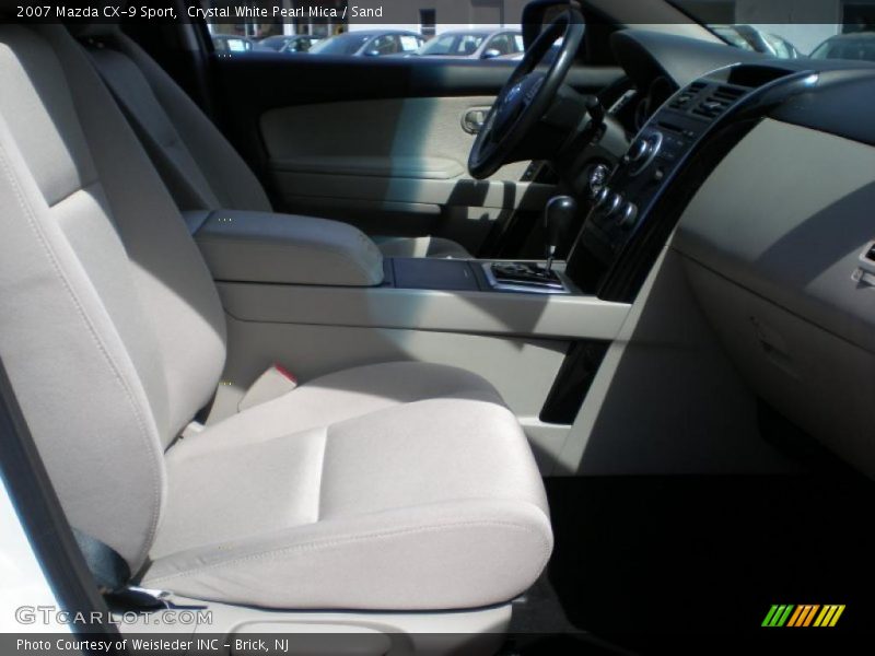 Crystal White Pearl Mica / Sand 2007 Mazda CX-9 Sport