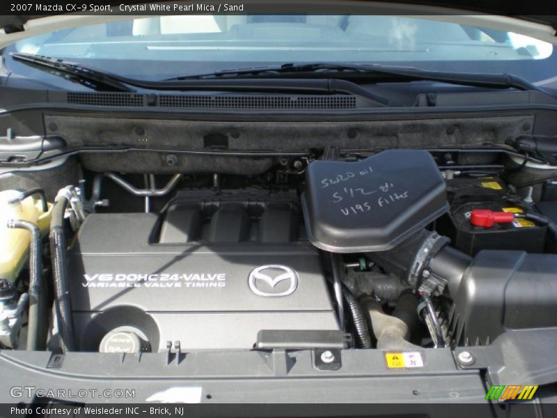 Crystal White Pearl Mica / Sand 2007 Mazda CX-9 Sport