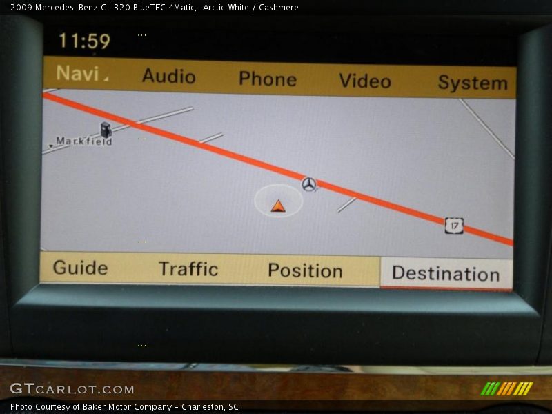 Arctic White / Cashmere 2009 Mercedes-Benz GL 320 BlueTEC 4Matic