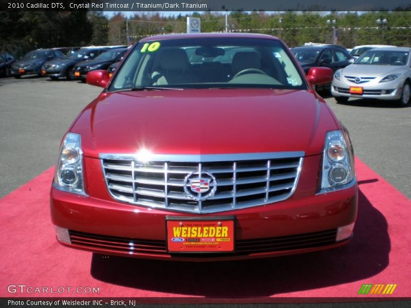 Crystal Red Tintcoat / Titanium/Dark Titanium 2010 Cadillac DTS