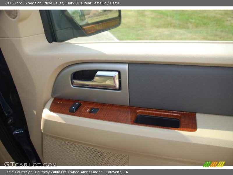 Dark Blue Pearl Metallic / Camel 2010 Ford Expedition Eddie Bauer