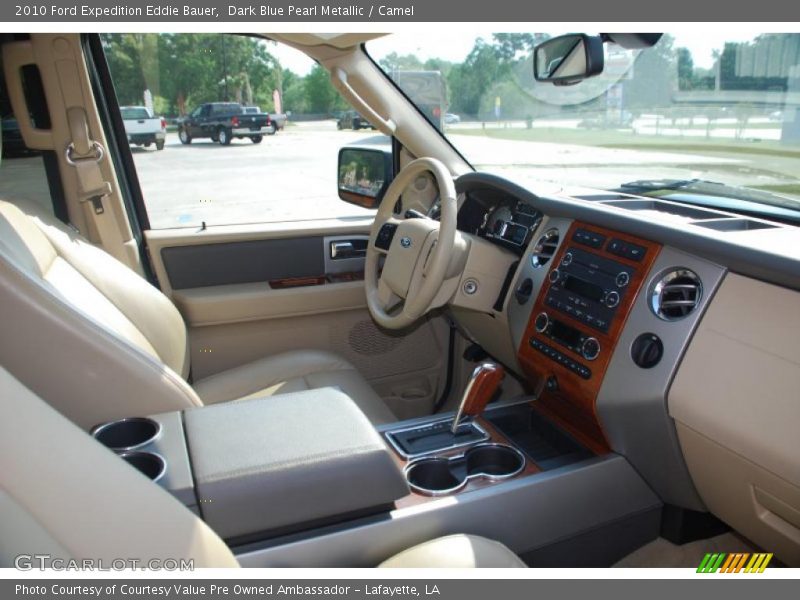 Dark Blue Pearl Metallic / Camel 2010 Ford Expedition Eddie Bauer