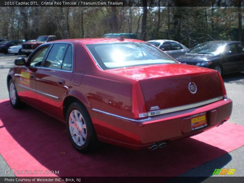 Crystal Red Tintcoat / Titanium/Dark Titanium 2010 Cadillac DTS