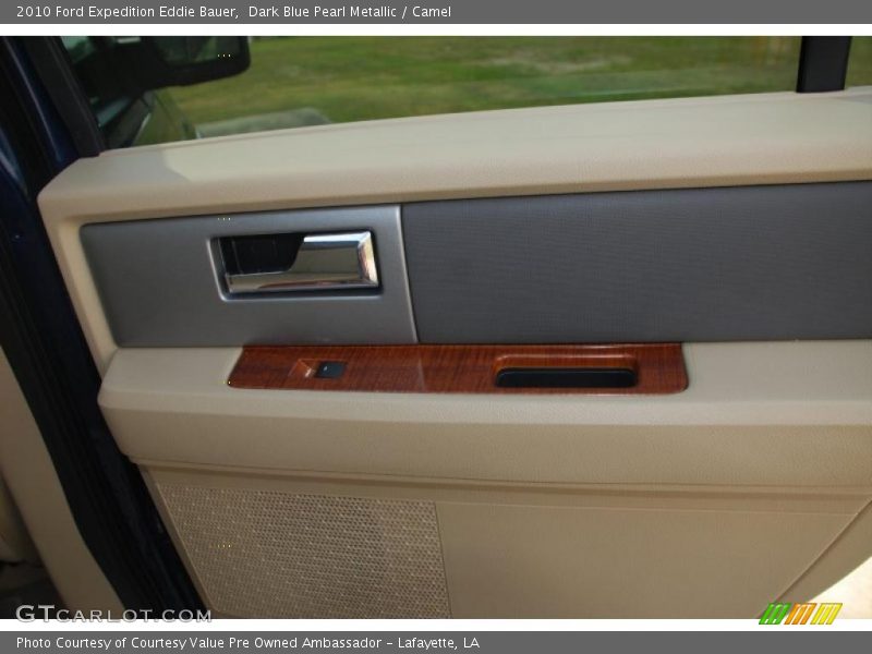 Dark Blue Pearl Metallic / Camel 2010 Ford Expedition Eddie Bauer
