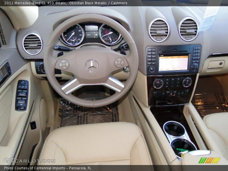 Obsidian Black Metallic / Cashmere 2011 Mercedes-Benz GL 450 4Matic