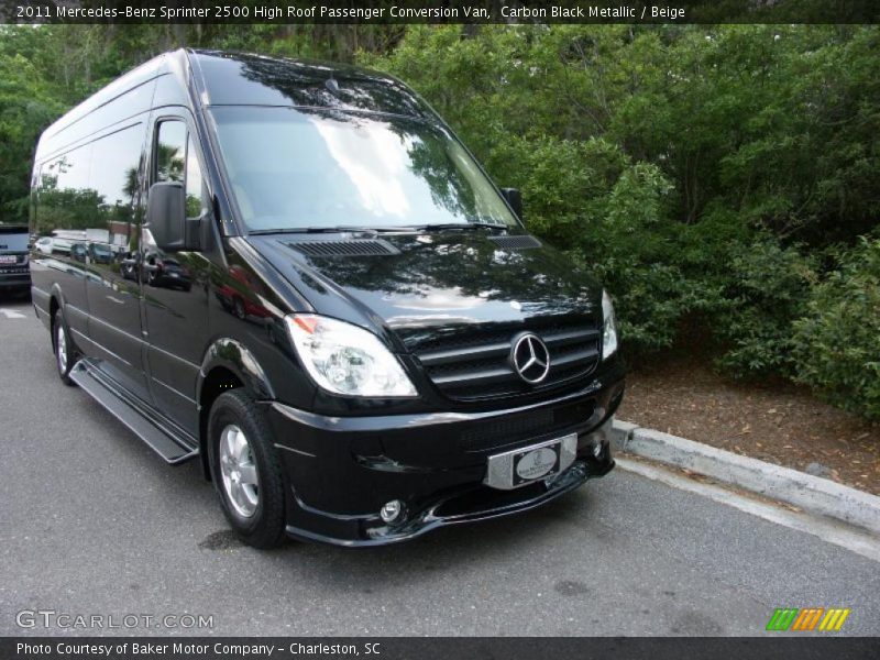 Carbon Black Metallic / Beige 2011 Mercedes-Benz Sprinter 2500 High Roof Passenger Conversion Van