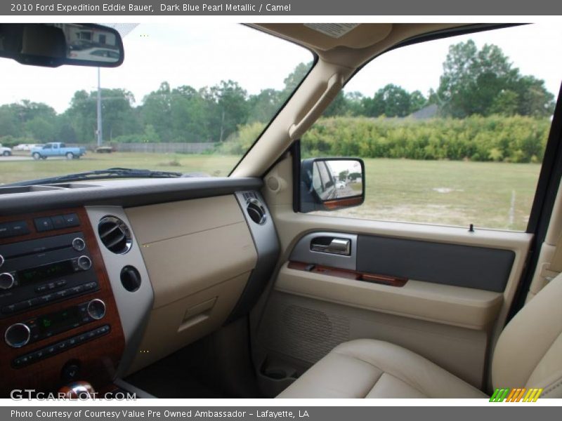 Dark Blue Pearl Metallic / Camel 2010 Ford Expedition Eddie Bauer