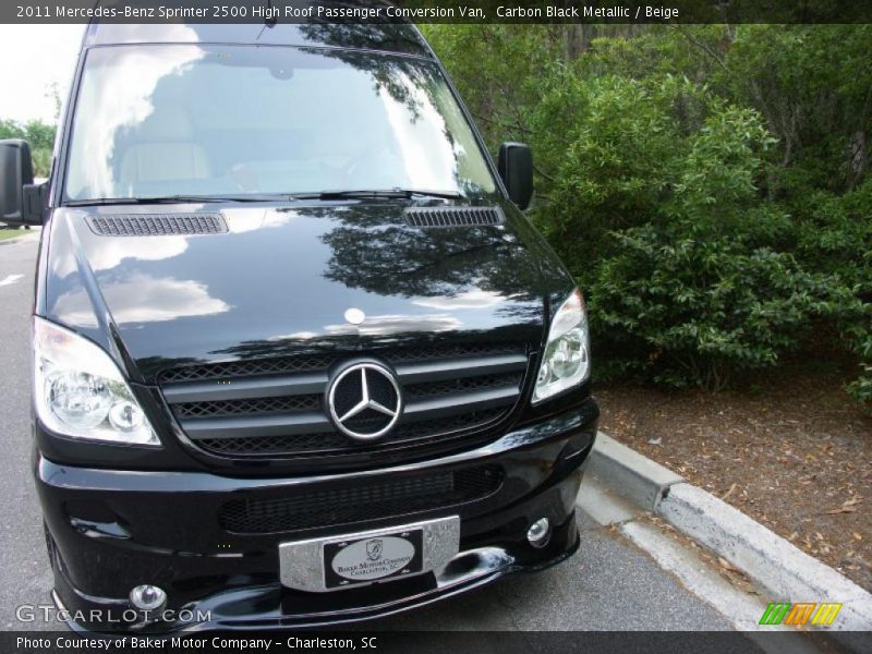 Carbon Black Metallic / Beige 2011 Mercedes-Benz Sprinter 2500 High Roof Passenger Conversion Van