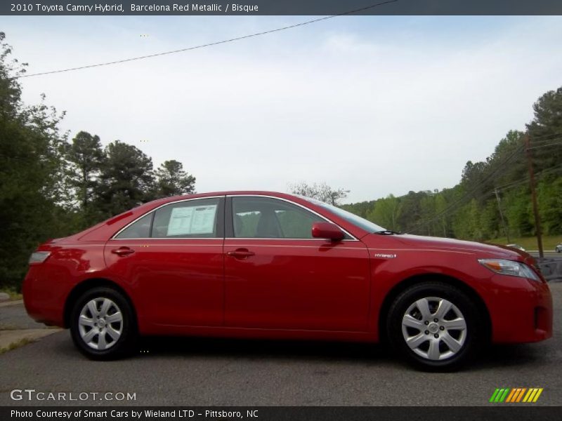  2010 Camry Hybrid Barcelona Red Metallic