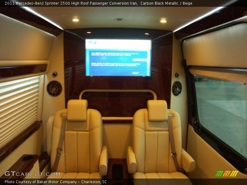  2011 Sprinter 2500 High Roof Passenger Conversion Van Beige Interior