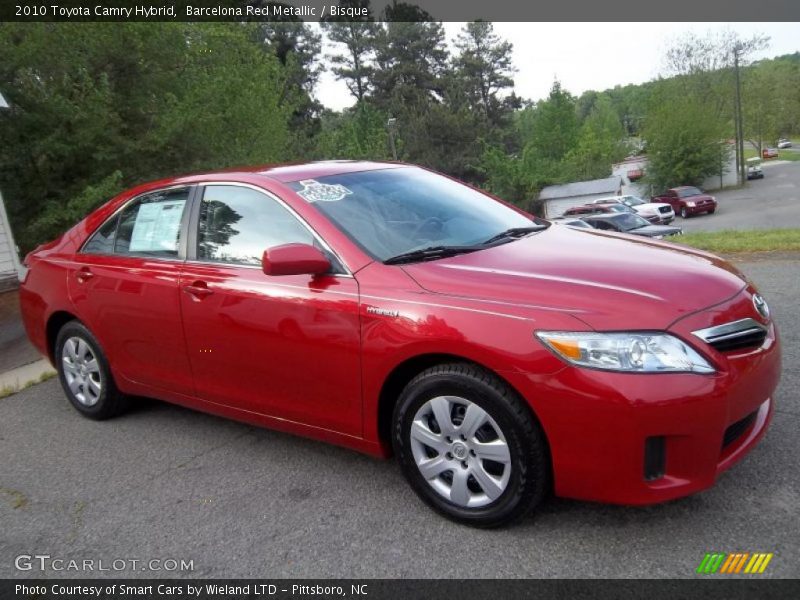  2010 Camry Hybrid Barcelona Red Metallic