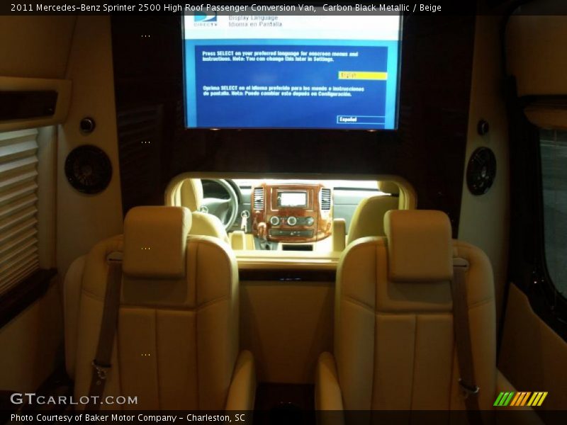  2011 Sprinter 2500 High Roof Passenger Conversion Van Beige Interior