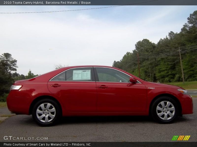 Barcelona Red Metallic / Bisque 2010 Toyota Camry Hybrid