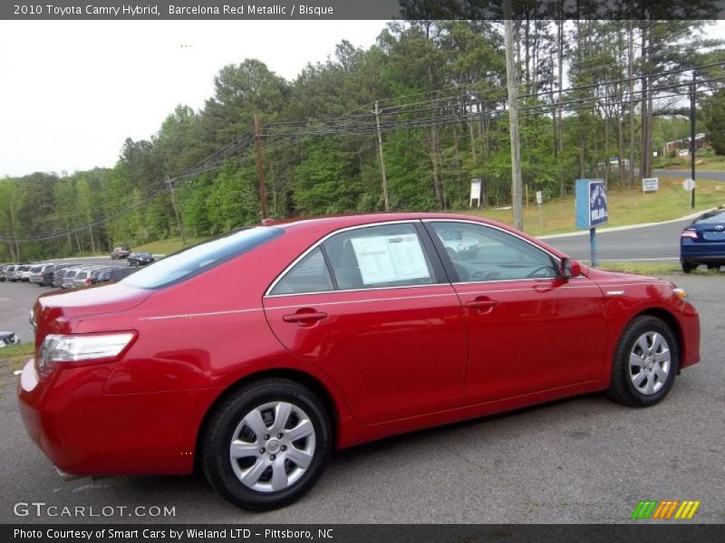 Barcelona Red Metallic / Bisque 2010 Toyota Camry Hybrid