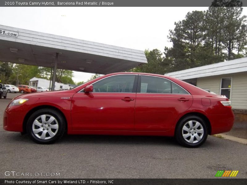 Barcelona Red Metallic / Bisque 2010 Toyota Camry Hybrid