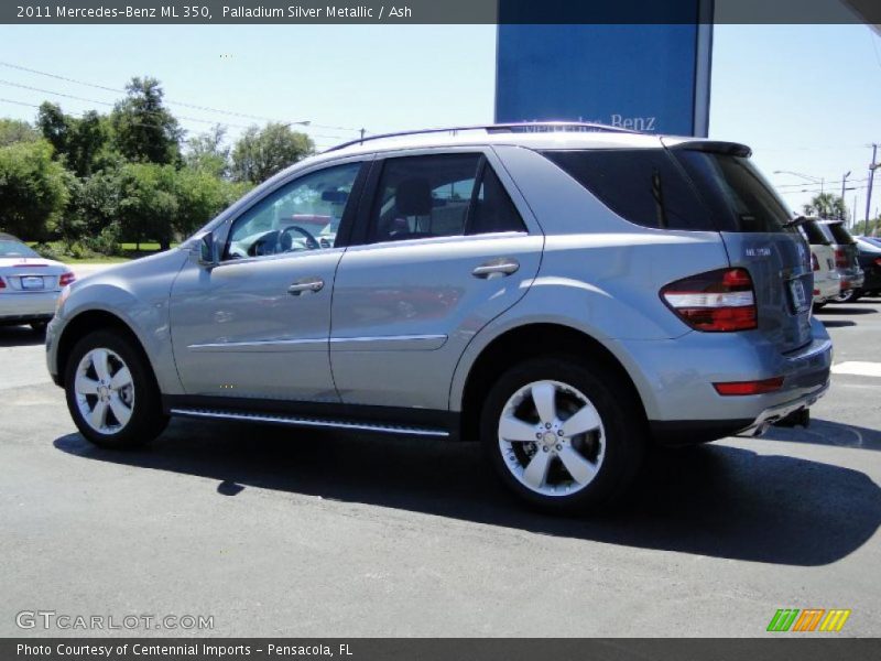 Palladium Silver Metallic / Ash 2011 Mercedes-Benz ML 350