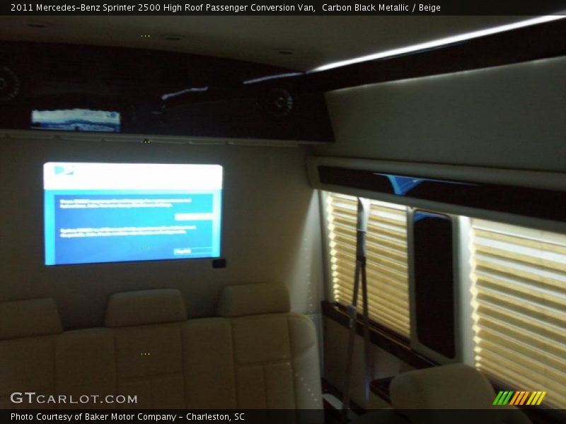 Carbon Black Metallic / Beige 2011 Mercedes-Benz Sprinter 2500 High Roof Passenger Conversion Van