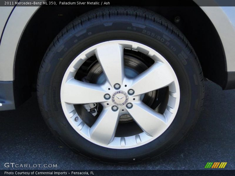 Palladium Silver Metallic / Ash 2011 Mercedes-Benz ML 350