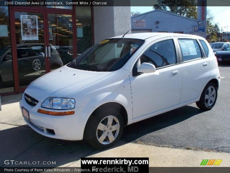 Summit White / Charcoal 2006 Chevrolet Aveo LS Hatchback