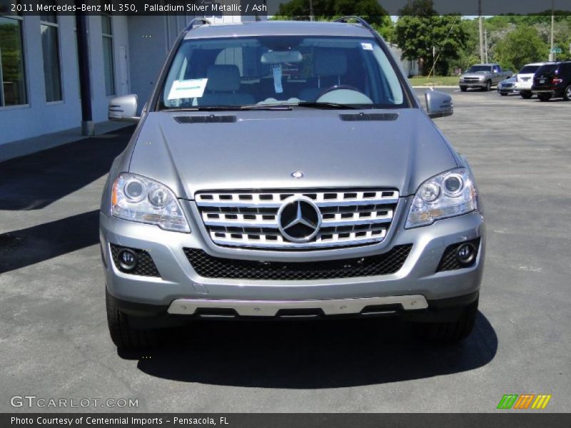 Palladium Silver Metallic / Ash 2011 Mercedes-Benz ML 350