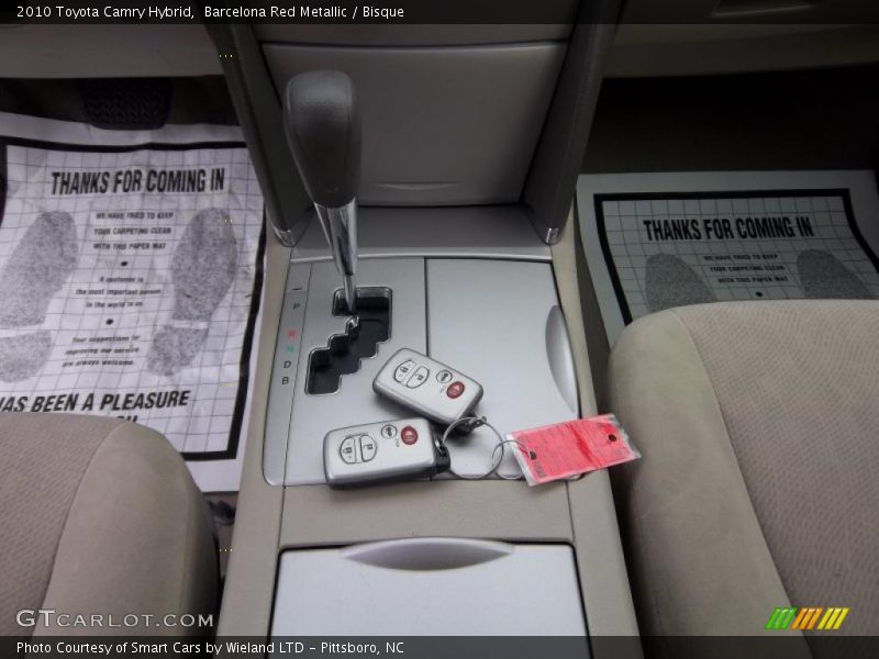 Barcelona Red Metallic / Bisque 2010 Toyota Camry Hybrid