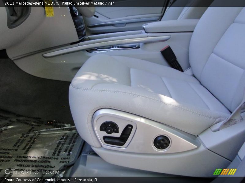Palladium Silver Metallic / Ash 2011 Mercedes-Benz ML 350