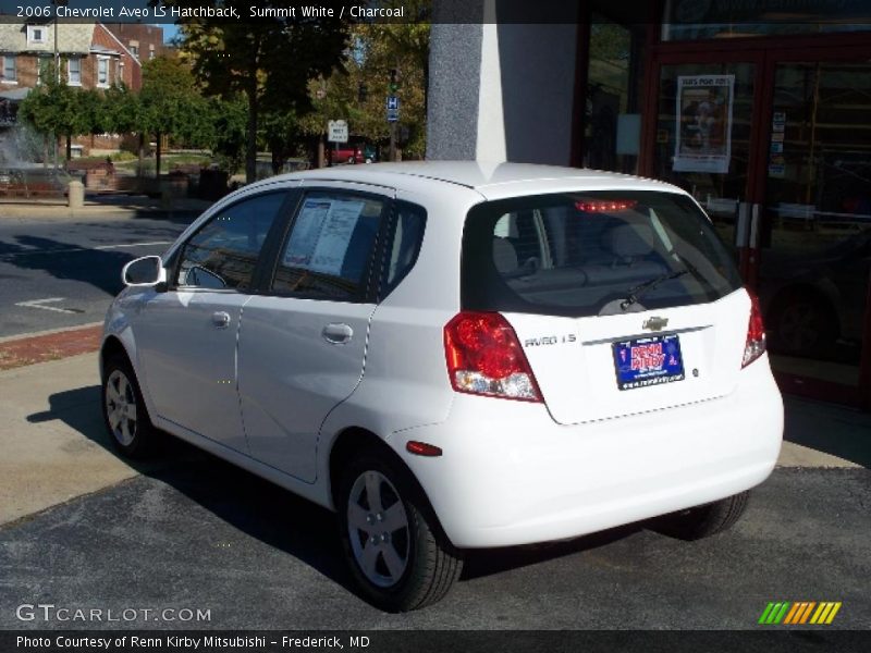 Summit White / Charcoal 2006 Chevrolet Aveo LS Hatchback