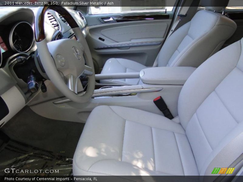 Palladium Silver Metallic / Ash 2011 Mercedes-Benz ML 350