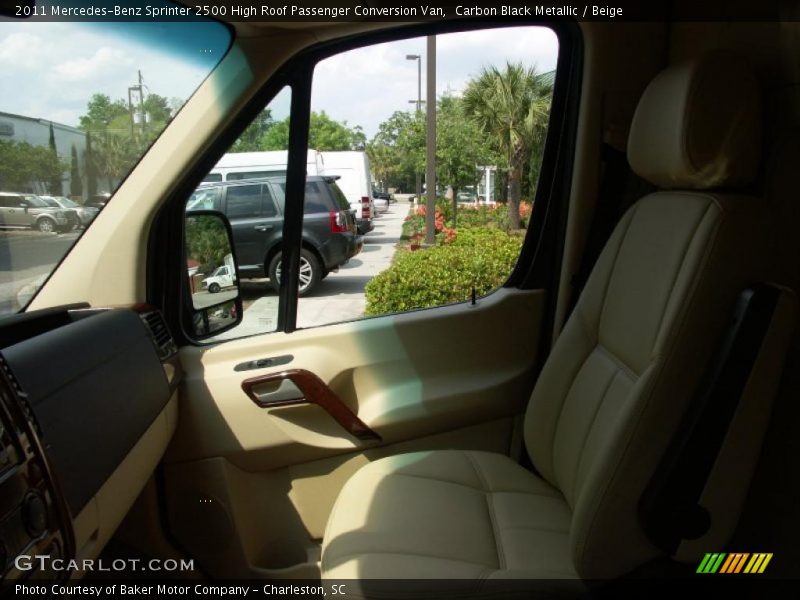 Carbon Black Metallic / Beige 2011 Mercedes-Benz Sprinter 2500 High Roof Passenger Conversion Van