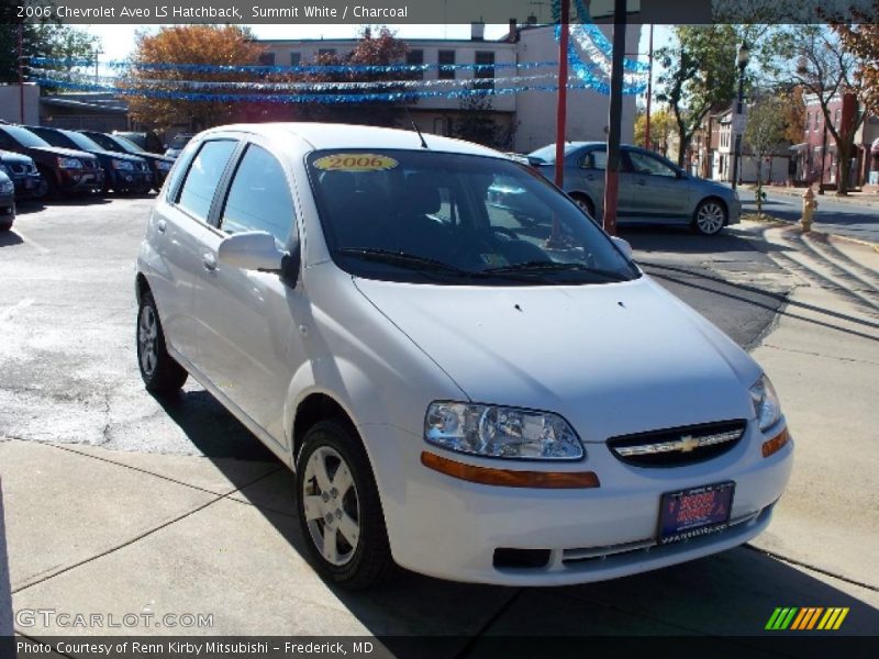 Summit White / Charcoal 2006 Chevrolet Aveo LS Hatchback