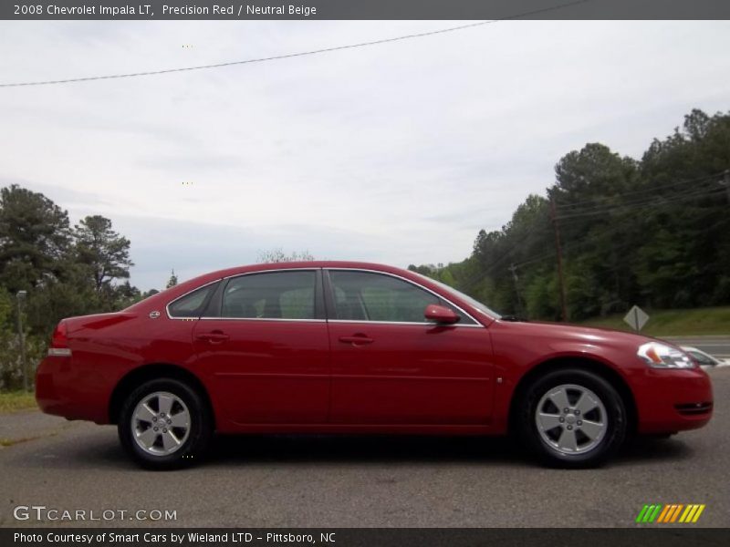 Precision Red / Neutral Beige 2008 Chevrolet Impala LT