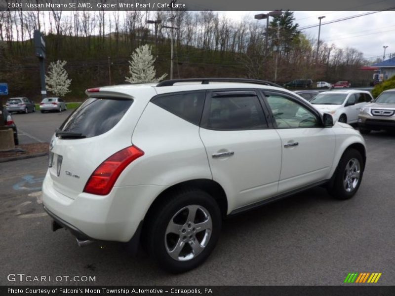 Glacier White Pearl / Cafe Latte 2003 Nissan Murano SE AWD