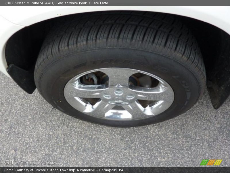 Glacier White Pearl / Cafe Latte 2003 Nissan Murano SE AWD