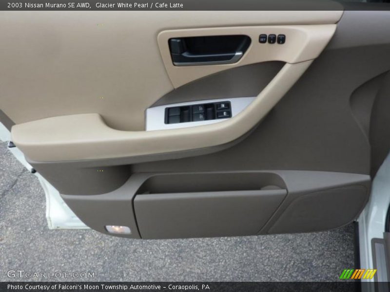 Glacier White Pearl / Cafe Latte 2003 Nissan Murano SE AWD