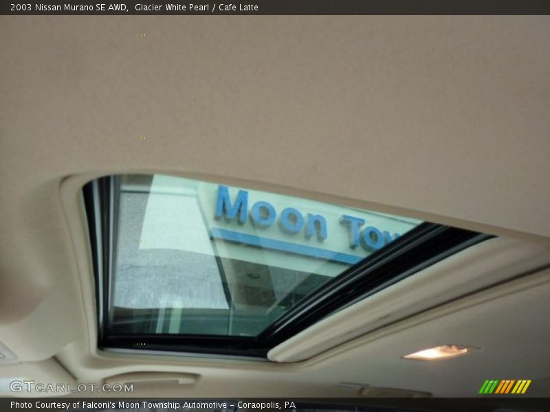 Glacier White Pearl / Cafe Latte 2003 Nissan Murano SE AWD