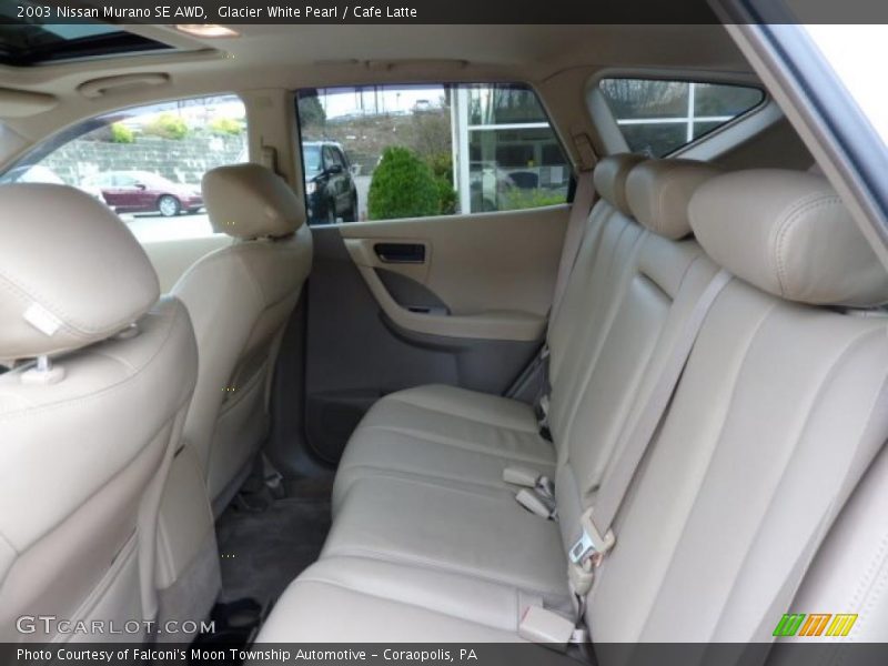 Glacier White Pearl / Cafe Latte 2003 Nissan Murano SE AWD