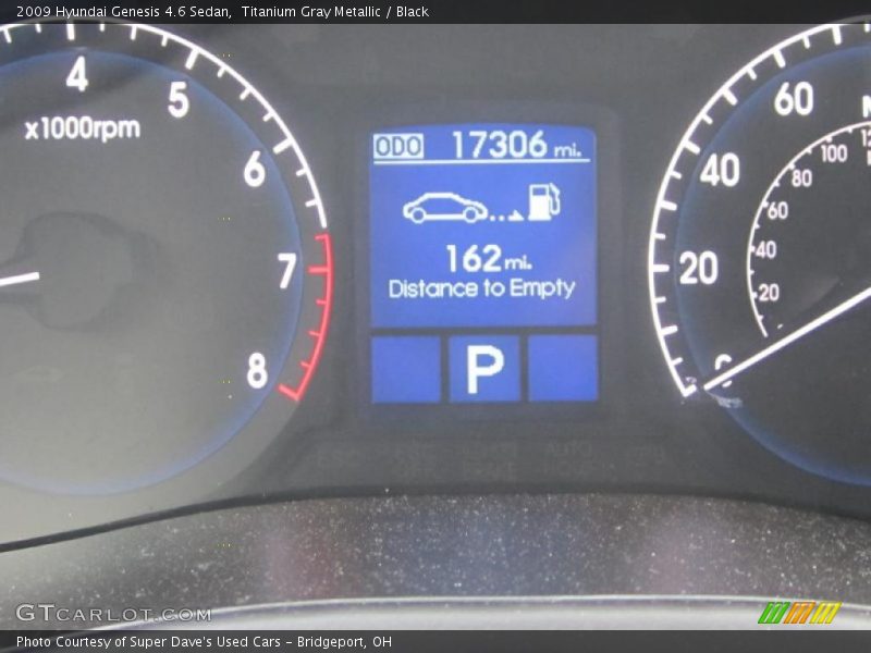 Titanium Gray Metallic / Black 2009 Hyundai Genesis 4.6 Sedan