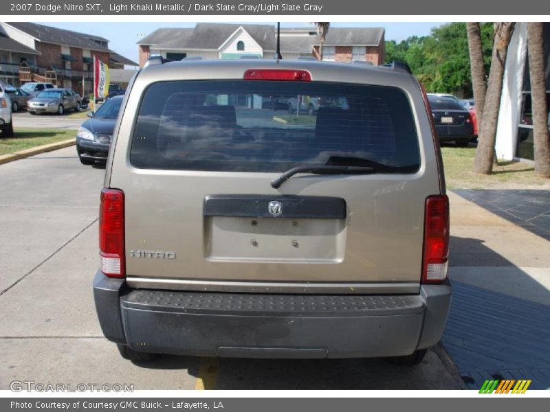 Light Khaki Metallic / Dark Slate Gray/Light Slate Gray 2007 Dodge Nitro SXT
