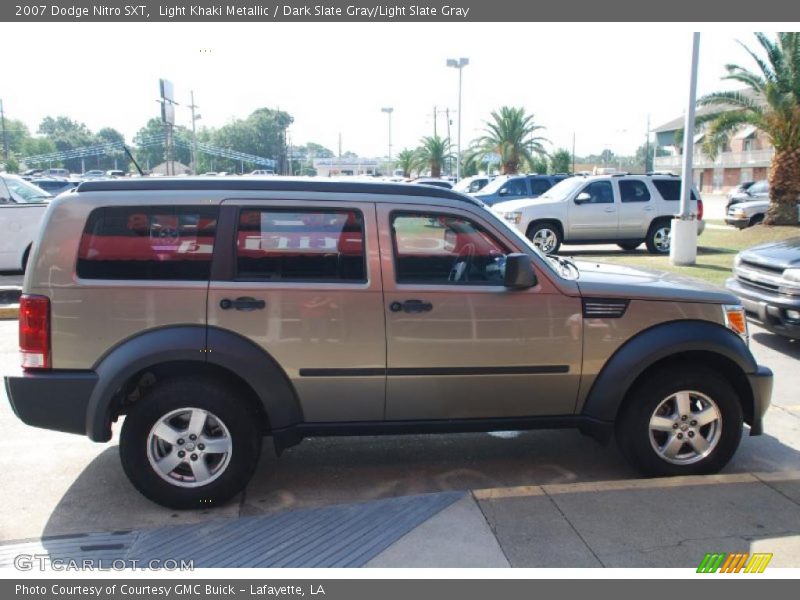 Light Khaki Metallic / Dark Slate Gray/Light Slate Gray 2007 Dodge Nitro SXT