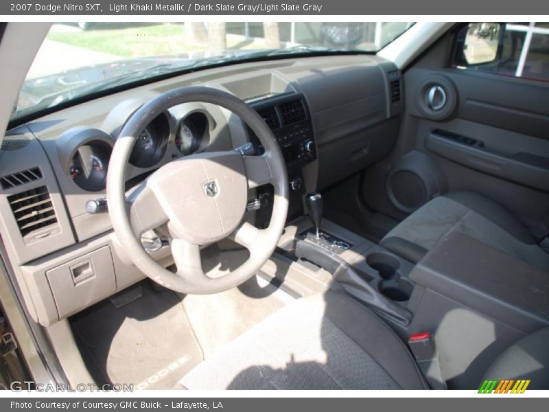 Light Khaki Metallic / Dark Slate Gray/Light Slate Gray 2007 Dodge Nitro SXT
