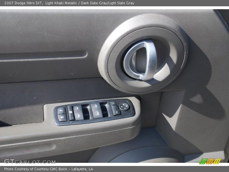 Light Khaki Metallic / Dark Slate Gray/Light Slate Gray 2007 Dodge Nitro SXT