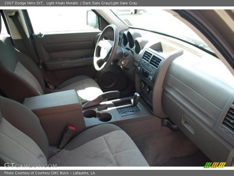 Light Khaki Metallic / Dark Slate Gray/Light Slate Gray 2007 Dodge Nitro SXT