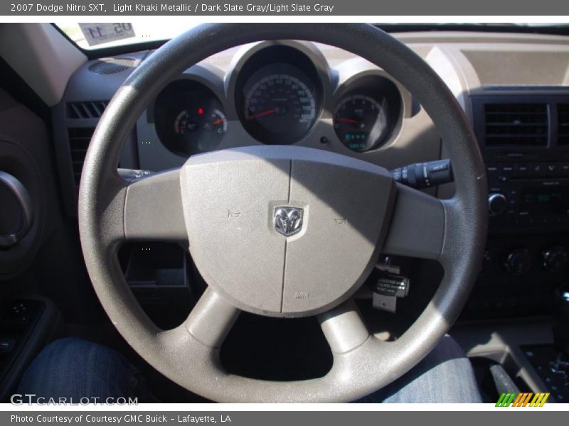 Light Khaki Metallic / Dark Slate Gray/Light Slate Gray 2007 Dodge Nitro SXT