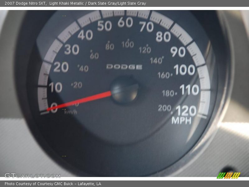 Light Khaki Metallic / Dark Slate Gray/Light Slate Gray 2007 Dodge Nitro SXT