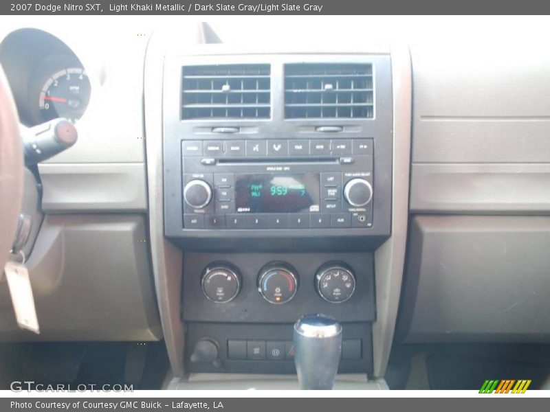 Light Khaki Metallic / Dark Slate Gray/Light Slate Gray 2007 Dodge Nitro SXT