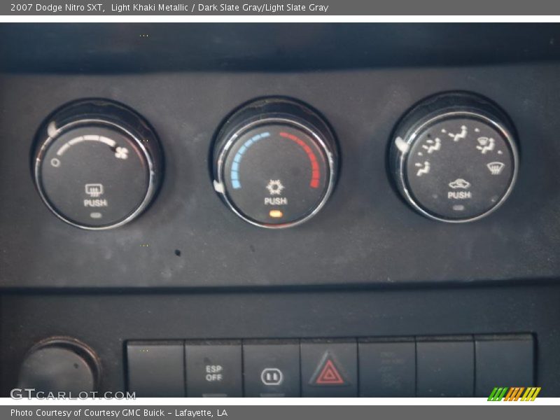 Light Khaki Metallic / Dark Slate Gray/Light Slate Gray 2007 Dodge Nitro SXT