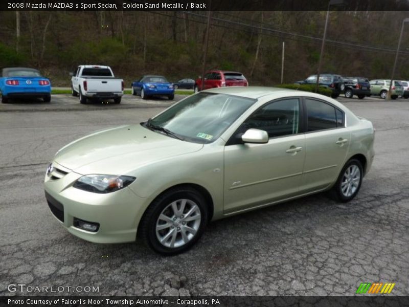  2008 MAZDA3 s Sport Sedan Golden Sand Metallic
