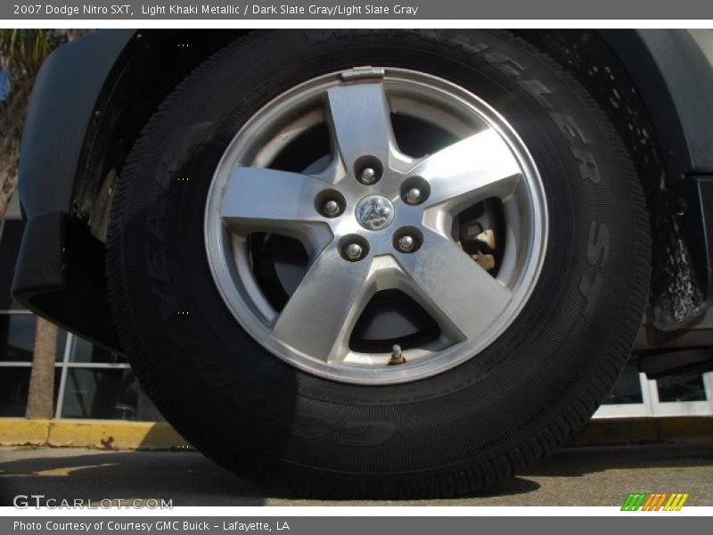 Light Khaki Metallic / Dark Slate Gray/Light Slate Gray 2007 Dodge Nitro SXT