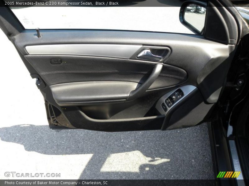 Black / Black 2005 Mercedes-Benz C 230 Kompressor Sedan