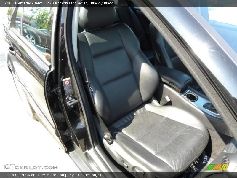 Black / Black 2005 Mercedes-Benz C 230 Kompressor Sedan